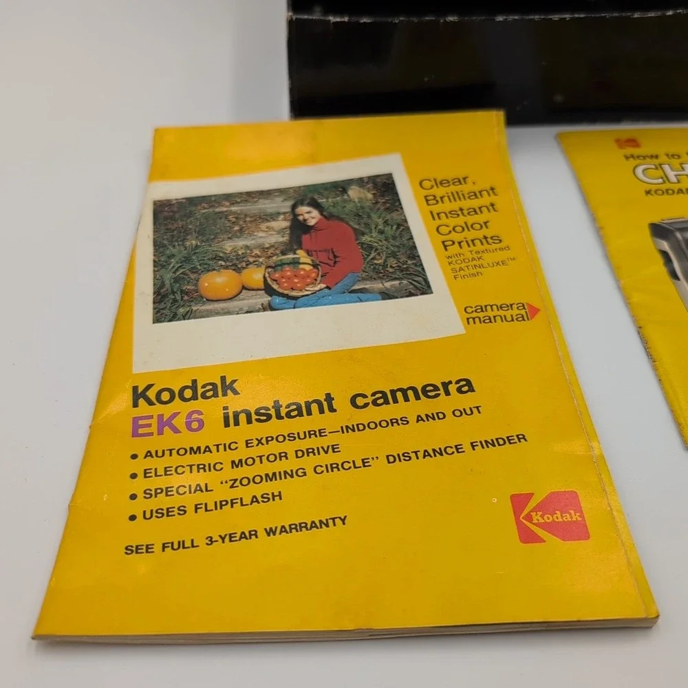 Vintage Kodak EK6 Instant Camera Instant‎ Print Film Camera in Box